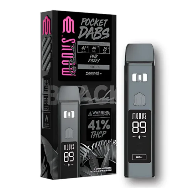 High resolution image showcasing MODUS ‘BLACK POCKET DABS’.