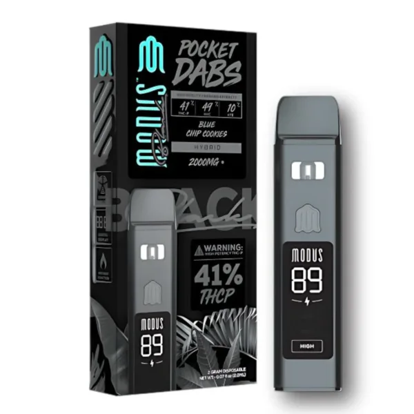 High resolution image showcasing MODUS ‘BLACK POCKET DABS’.