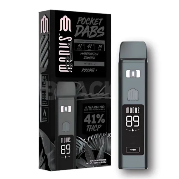 High resolution image showcasing MODUS ‘BLACK POCKET DABS’.