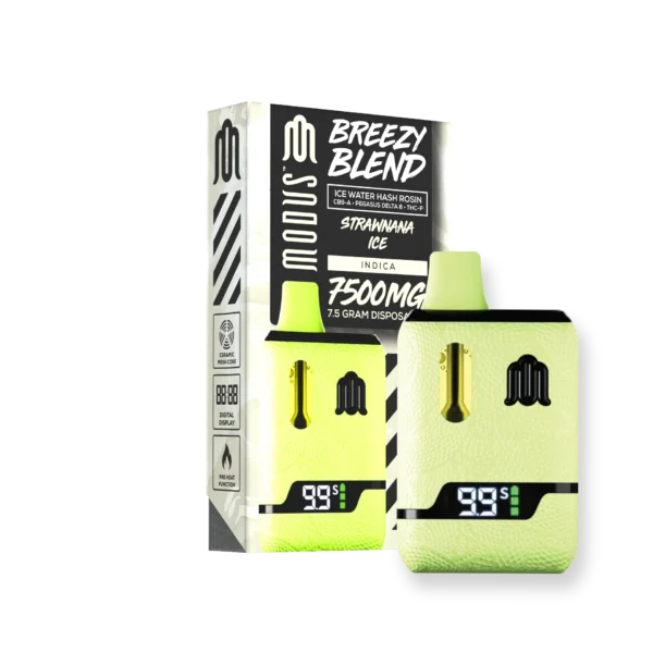 High resolution image showcasing MODUS ‘BREEZY BLEND’ DISPOSABLE.