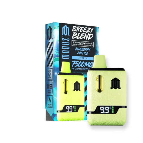 High resolution image showcasing MODUS ‘BREEZY BLEND’ DISPOSABLE.