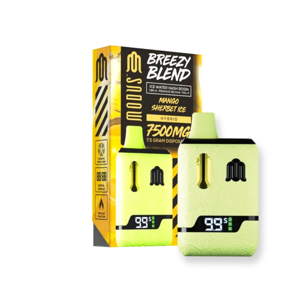High resolution image showcasing MODUS ‘BREEZY BLEND’ DISPOSABLE.