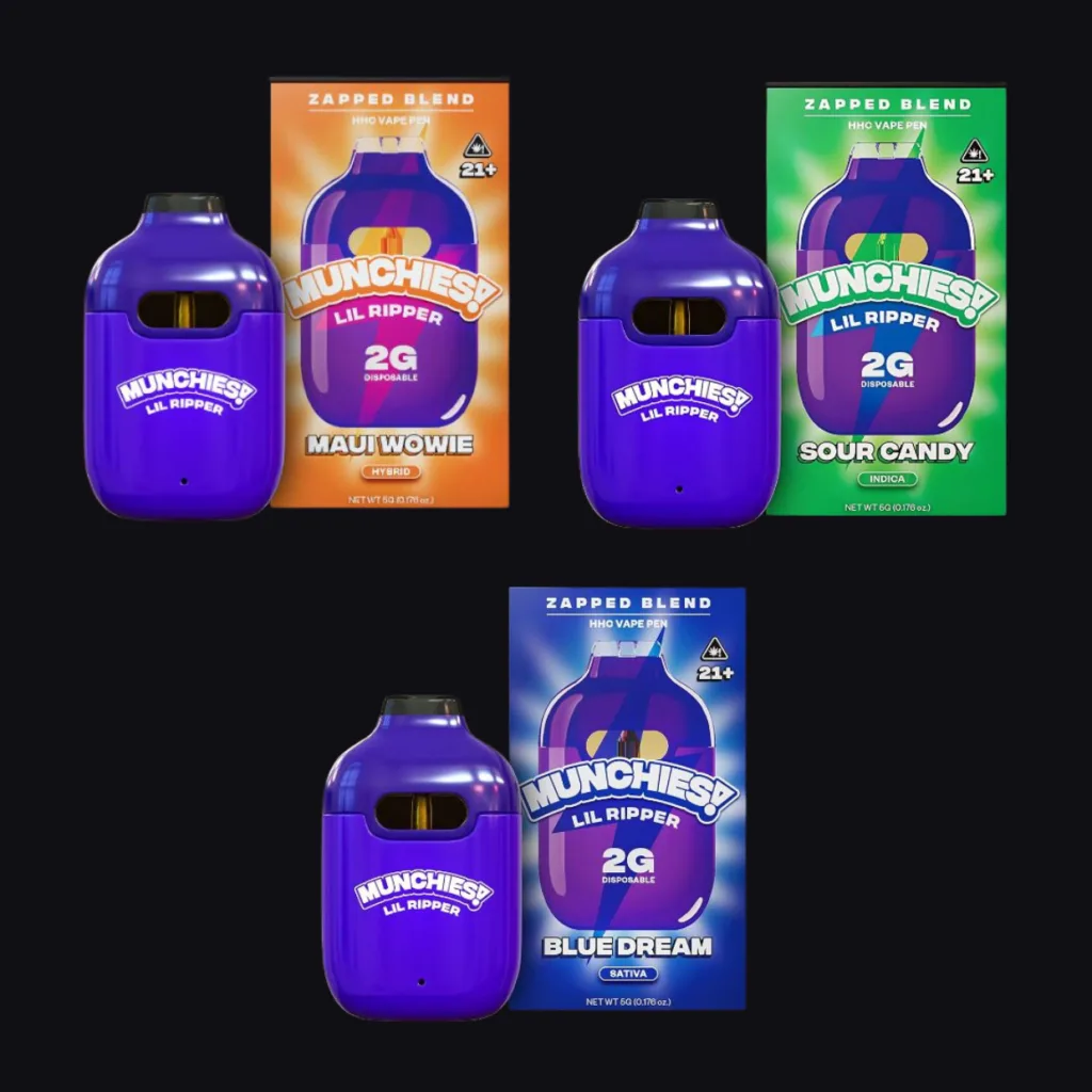 MUNCHIES ‘LIL RIPPER’ HHC DISPOSABLE offers a premium experience from DELTA MUNCHIES.
