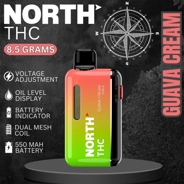 High resolution image showcasing NORTH LIQUID DIAMONDS THC DISPOSABLE.