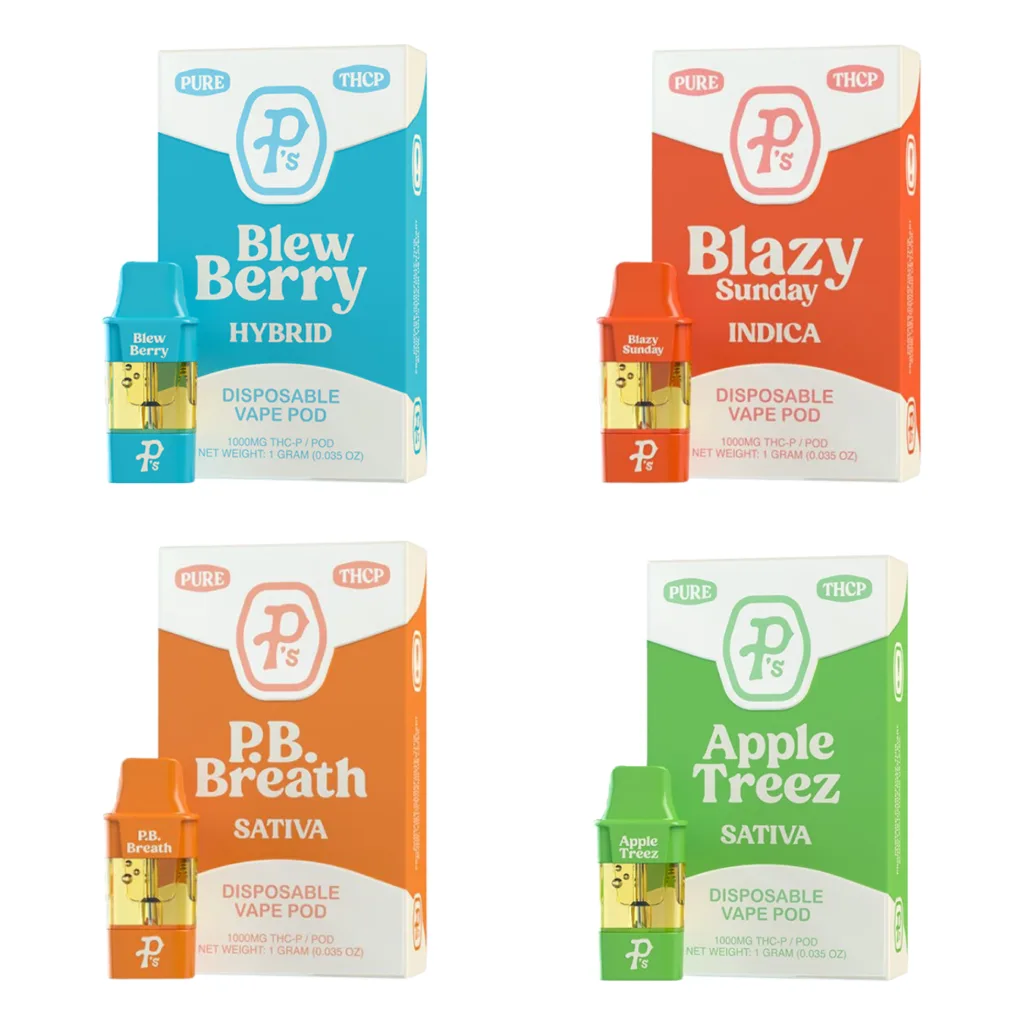 PERFECTLY PURE P’S THC-P DISPOSABLE PODS offers a premium experience from SPACE GODS.