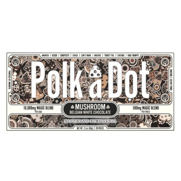 High-quality POLK A DOT MUSHROOM CHOCOLATE BAR from POLK A DOT.