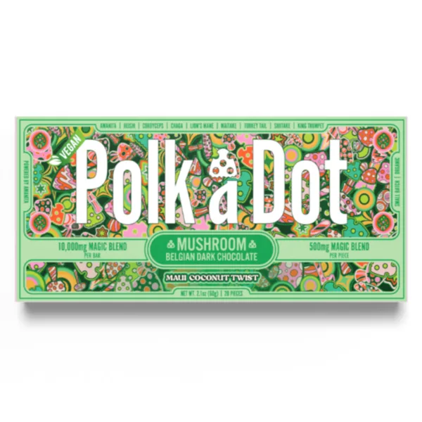 High-quality POLK A DOT MUSHROOM CHOCOLATE BAR from POLK A DOT.