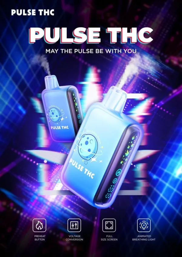 High resolution image showcasing PULSE THC DISPOSABLE.