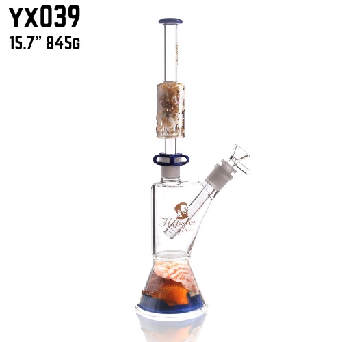 QUASAR GLASS HOOKAH BOWL w/HEAT MANAGEMENT highlighted in visuals to emphasize usability and artistry