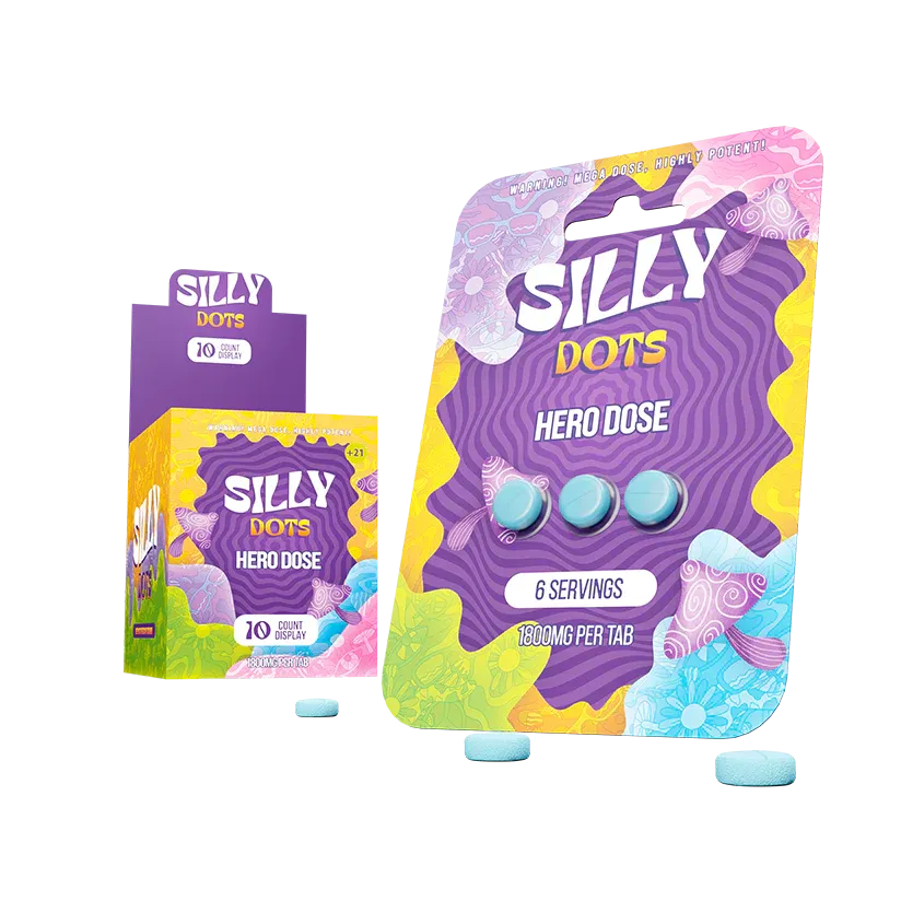 High-quality SILLY DOTS ‘HERO DOSE’ TABLETS from PSILLY.