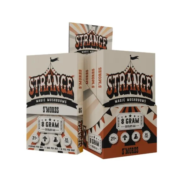 High-quality STRANGE ‘MAGIC MUSHROOM’ CHOCOLATE BAR from STRANGE MUSHROOM.