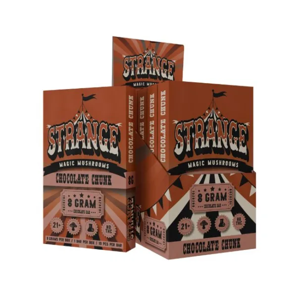 High-quality STRANGE ‘MAGIC MUSHROOM’ CHOCOLATE BAR from STRANGE MUSHROOM.