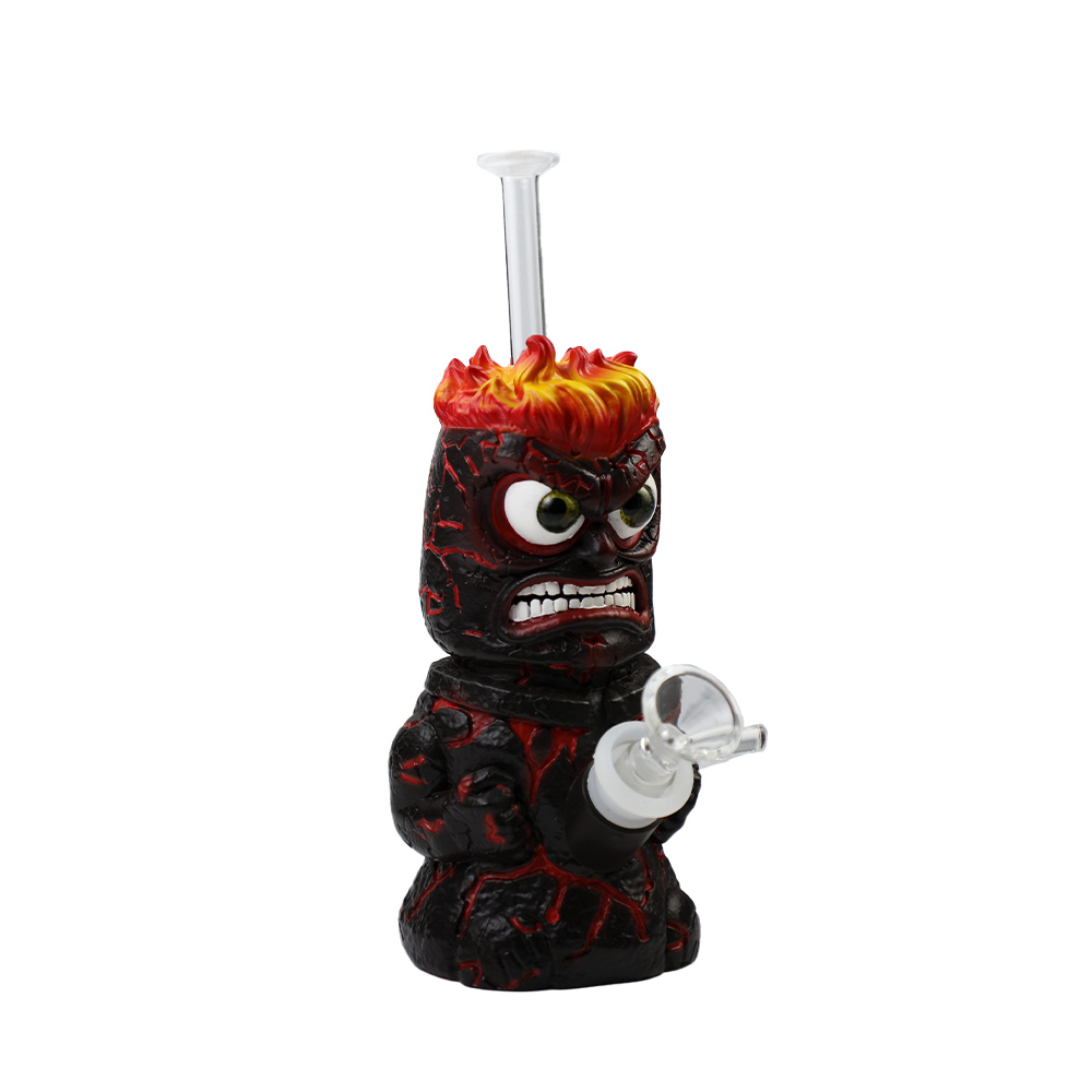 STRIPED BUBBLED CERAMIC BEAKER is made to stand out
