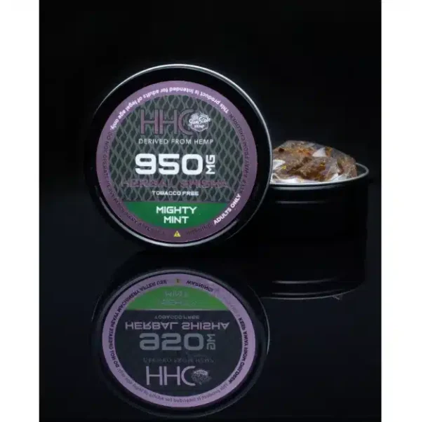 Close-up and lifestyle images of the SUN STATE HHC SHISHA by SUN STATE.