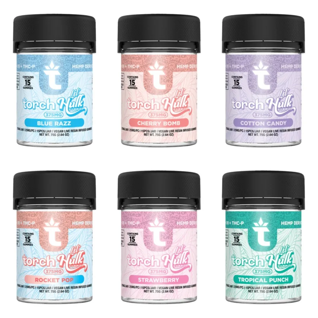 TORCH ‘LIL HULK’ THC-P GUMMY - Premium and potent formula by TORCH