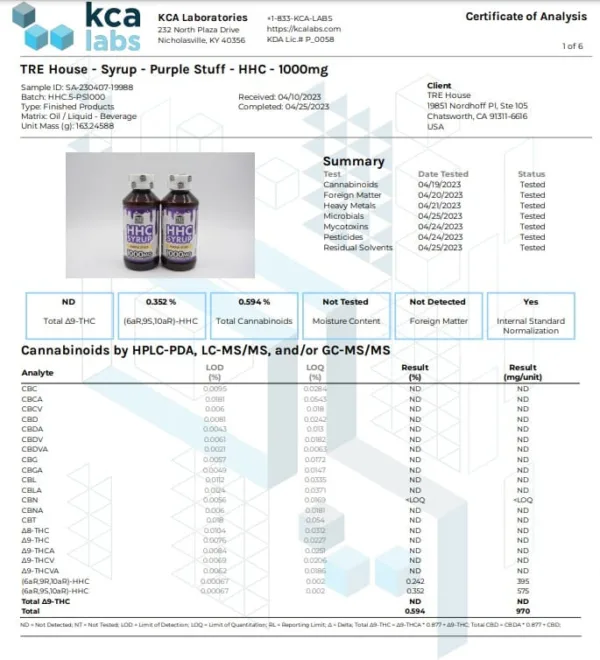 TRE HOUSE SYRUP - Premium and potent formula by TRE HOUSE
