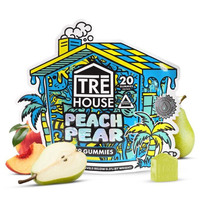 TRE HOUSE ‘D9 LIVE RESIN HIGH POTENCY’ GUMMIES - Premium and potent formula by TRE HOUSE