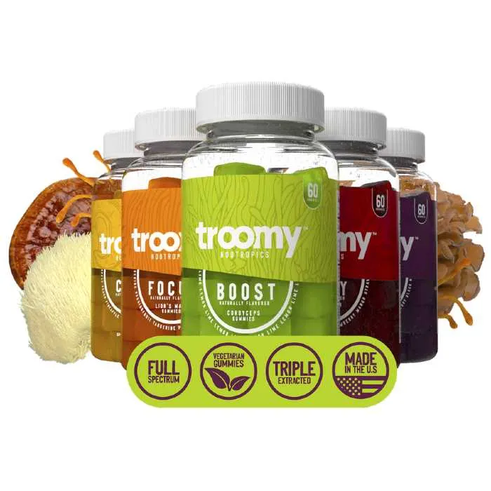 High-quality TROOMY NOOTROPICS MUSHROOM GUMMIES from TROOMY.