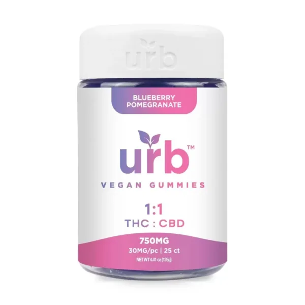 URB 1:1 THC/CBD GUMMY - Premium and potent formula by URB