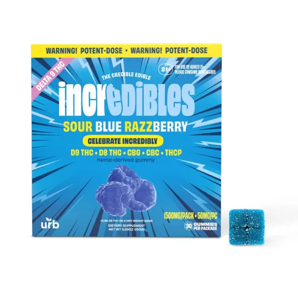 URB ‘INCREDIBLES’ D9 GUMMIES - Premium and potent formula by URB