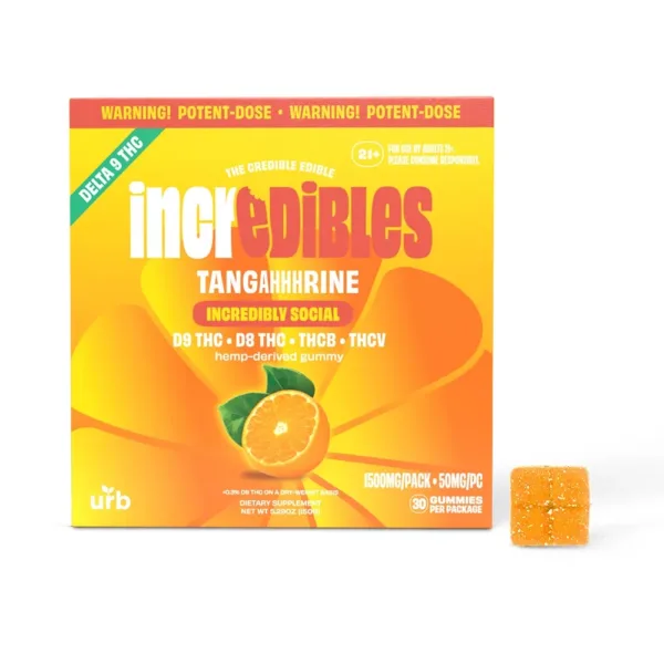 URB ‘INCREDIBLES’ D9 GUMMIES - Premium and potent formula by URB