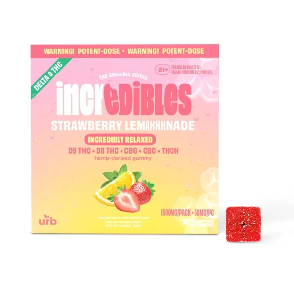 URB ‘INCREDIBLES’ D9 GUMMIES - Premium and potent formula by URB