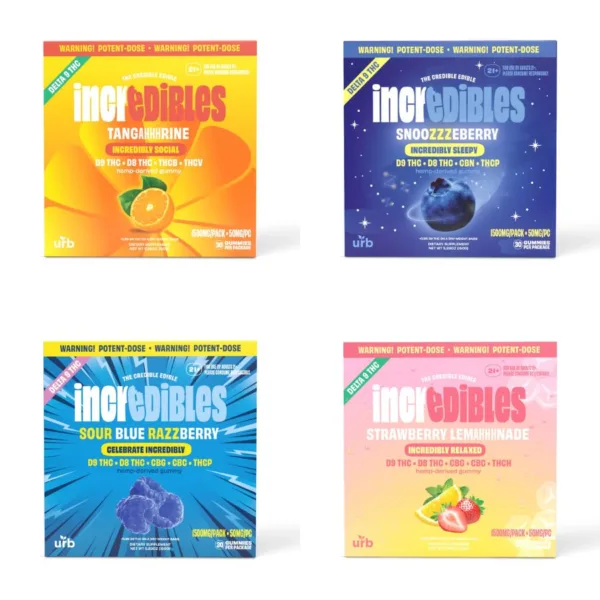 URB ‘INCREDIBLES’ D9 GUMMIES - Premium and potent formula by URB