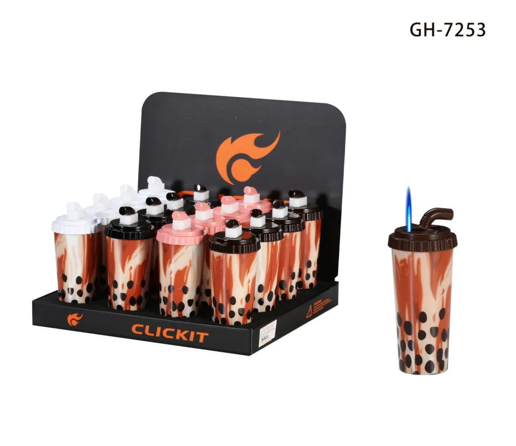 VINYL BUCK TOOTH MONSTER WATER PIPE is displayed highlighting its unique look and sturdy build.