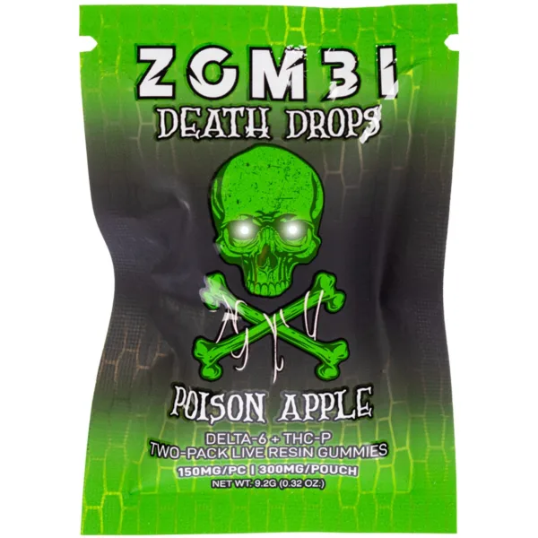 ZOMBI ‘DEATH DROPS’ 2 PACK GUMMIES - Premium and potent formula by ZOMBI